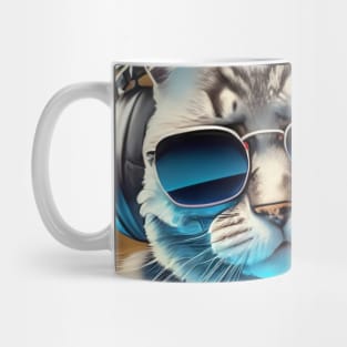 Purrfect Beats - DJ Cat Mug